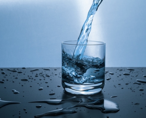 Water Testing Cup of Water